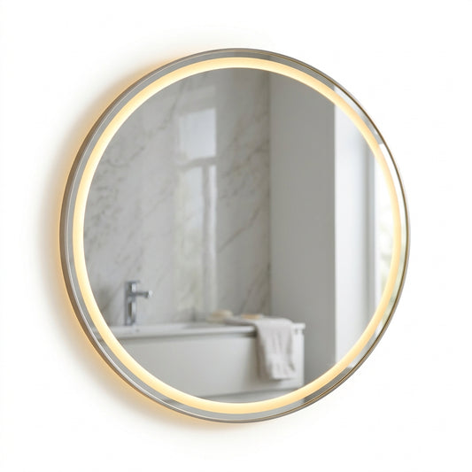 Arven LED Aydınlatmalı Yuvarlak Banyo Aynası