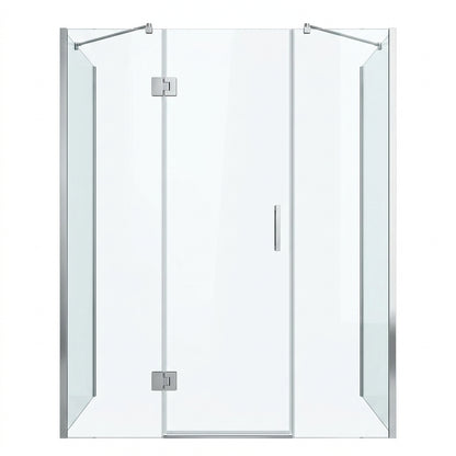 CA Banyo Parlak Krom Menteşeli İki Duvar Arası Duşakabin