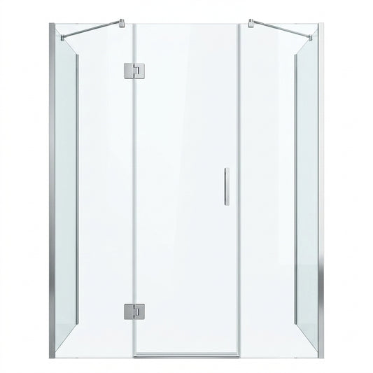 CA Banyo Parlak Krom Menteşeli İki Duvar Arası Duşakabin